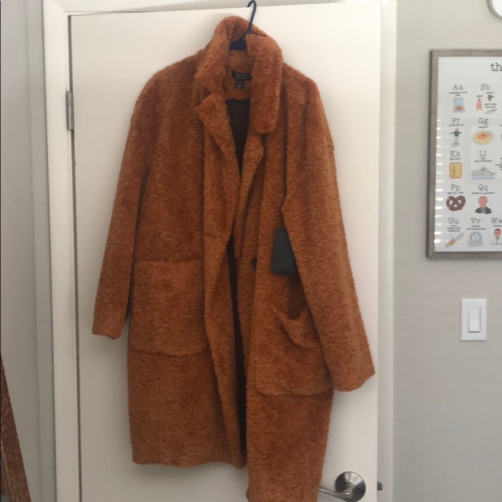 Halogen Long Teddy/Sherpa Coat